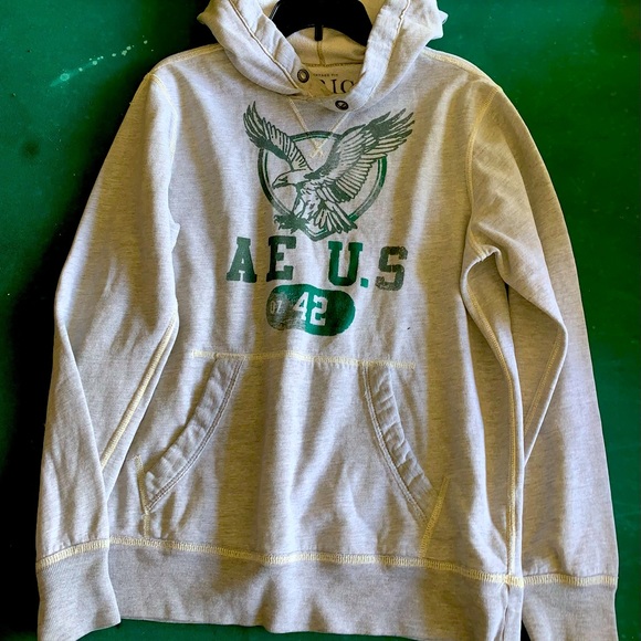 American Eagle Outfitters Other - Gray & Green American Eagle Hoodie